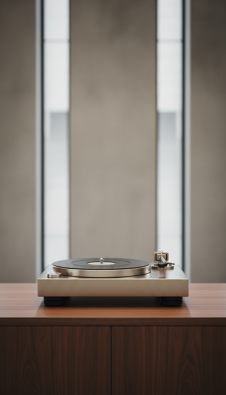 Metal Turntable With Bluetooth