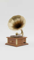 Polished Metal Limited Edition Gramophone
