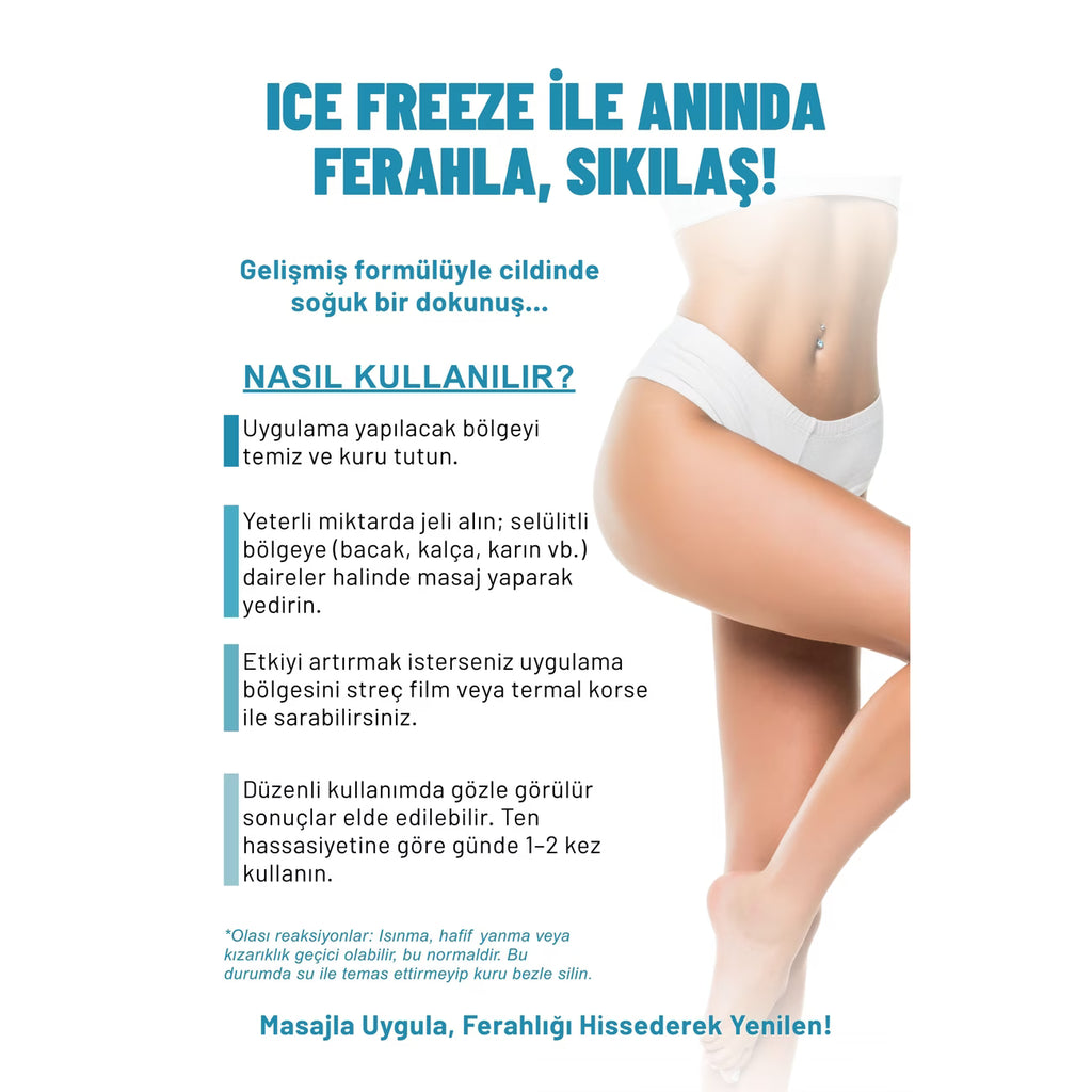 Bölgesel Vücut Bakım Buz İce Jel (Soğuk Lipoliz Slim Jel)