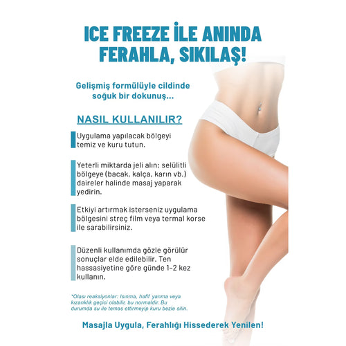 Bölgesel Vücut Bakım Buz İce Jel (Soğuk Lipoliz Slim Jel)