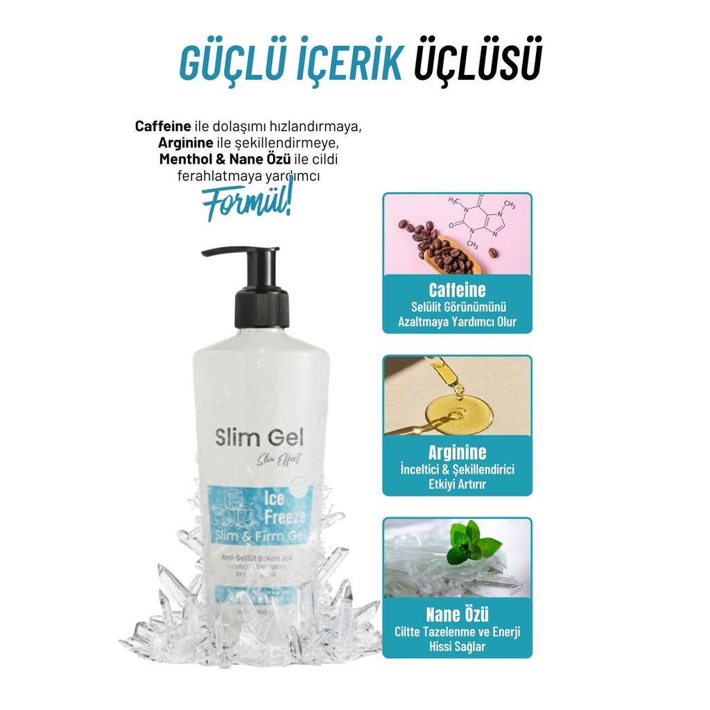 Bölgesel Vücut Bakım Buz İce Jel (Soğuk Lipoliz Slim Jel)